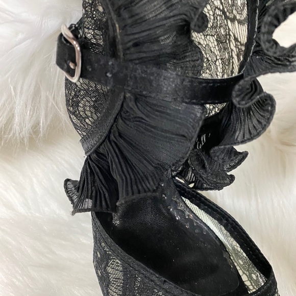 Black Lace Wild Rose.Black Lace Sexy Heels - Picture 8 of 9